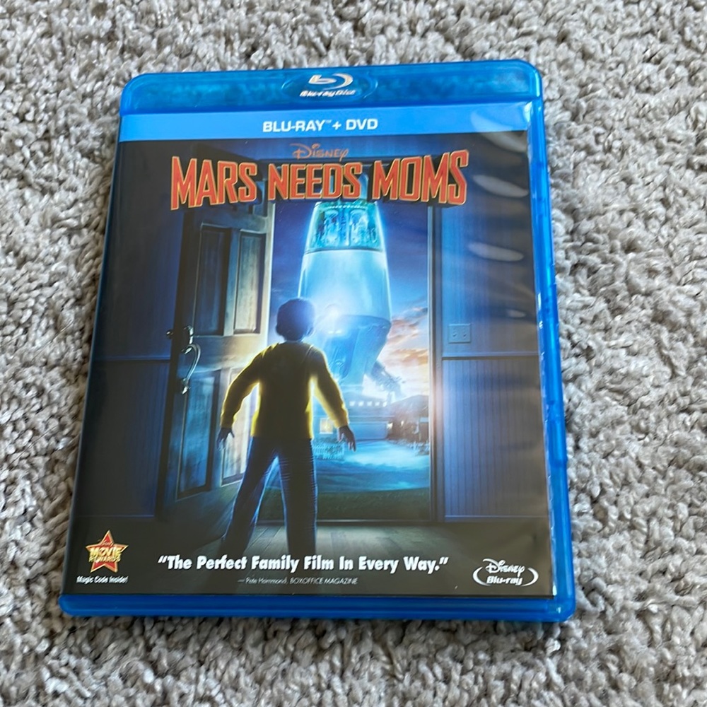 Mars Needs Moms on Bluray and DVD